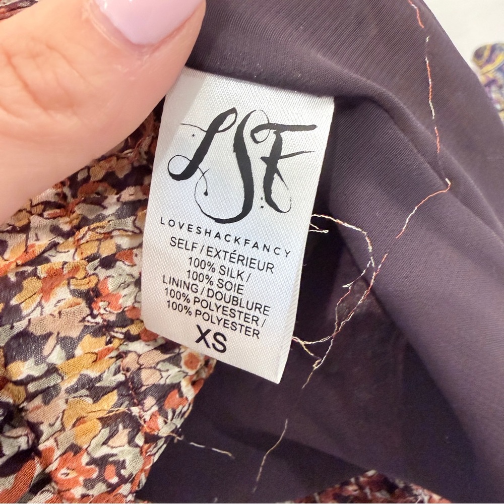 LoveShackFancy Multicolor Ruffle Mini Skirt - Picture 5 of 6